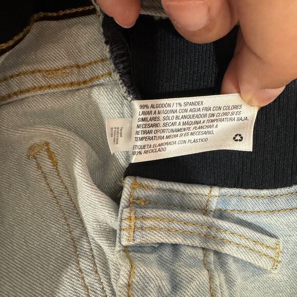 Isabel Maternity‎ by Ingrid & Isabel Women's Size 16 Vintage Straight Crop Jeans - Picture 9 of 10